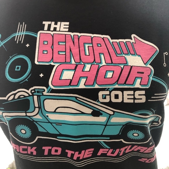 Gildan Back to the Future T-Shirt Black Cotton Size Medium - Picture 9 of 10